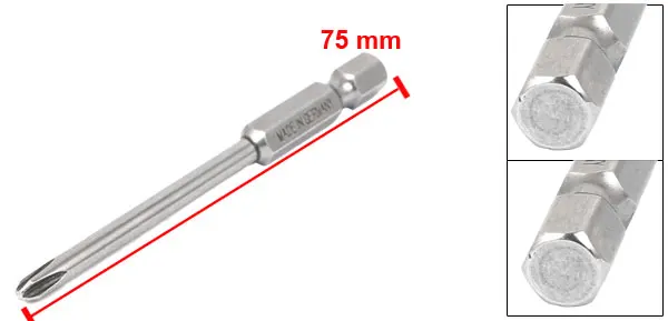 Колпачок UXCELL с шестигранным хвостовиком 4,5 мм наконечник Ph1 магнитный наконечник крестовой отвертки бит | phillips | отвертка