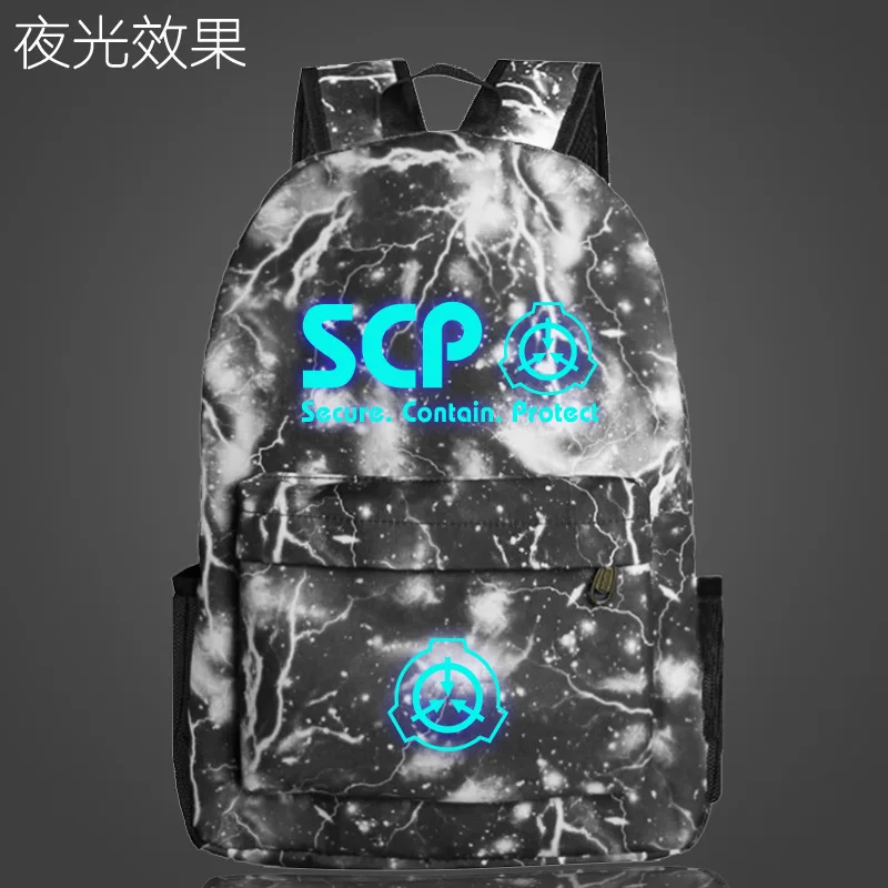 Школьный рюкзак SCP Secure содержит Protect светящийся в темноте Светящийся