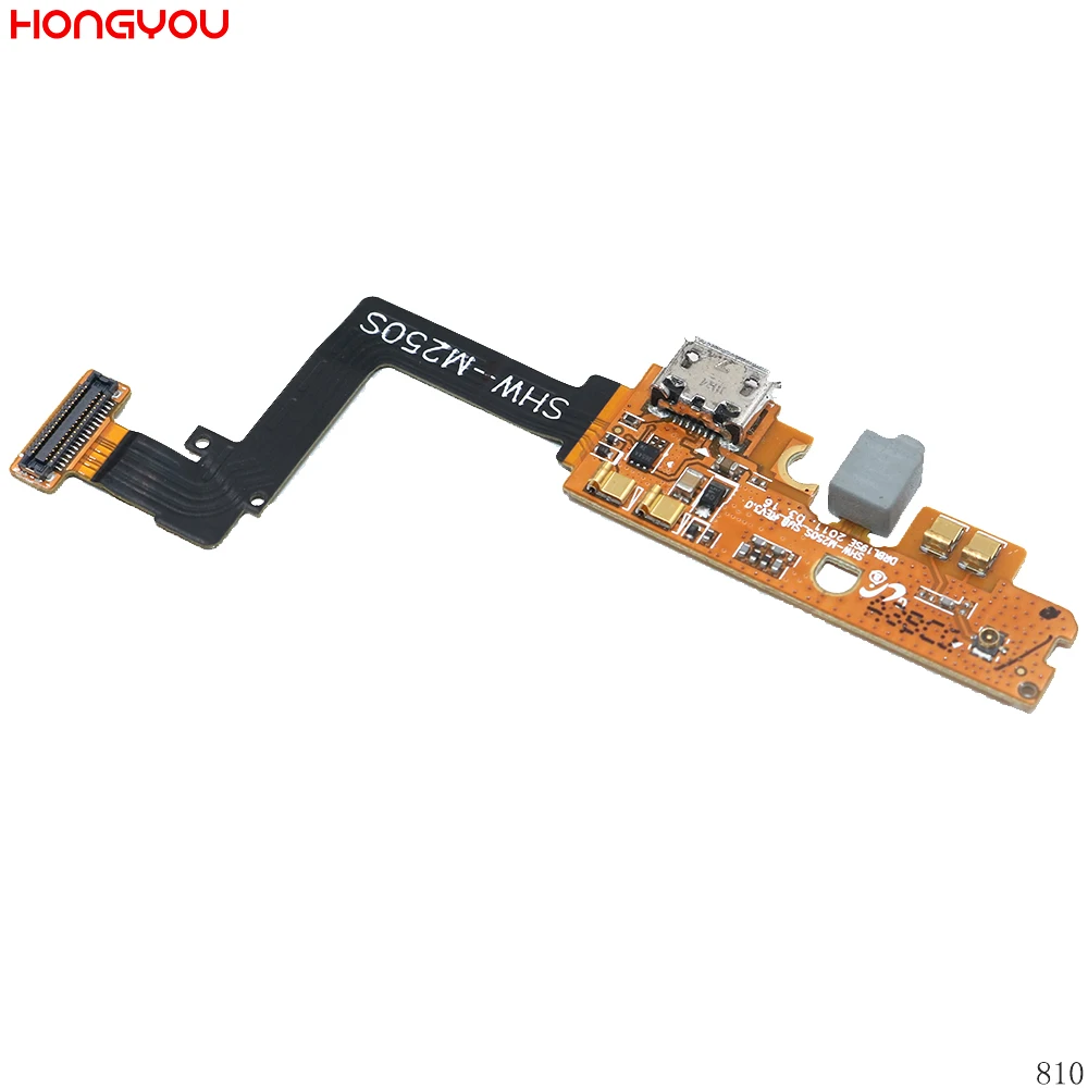 Usb разъем для зарядки док станции зарядного порта гибкий кабель с микрофоном Samsung