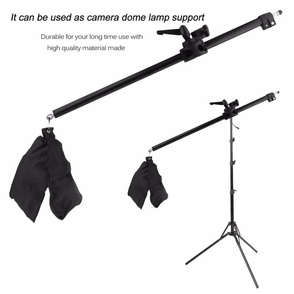 Кронштейн для камеры с поперечным кронштейном телескопическая стрела для студийной фотосъемки стенд верхний светильник аксессуары для фотографического оборудования