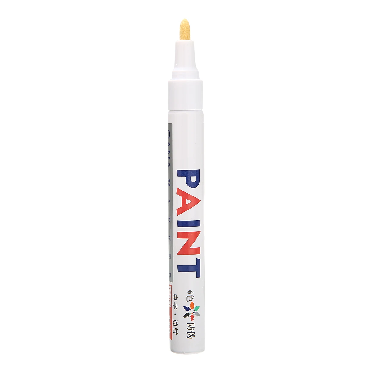 12pcs New White Marker Pens Waterproof Permanent Car Tyre Tire Tread Rubber Paint Marker Pen DIY Album Paper Stationery