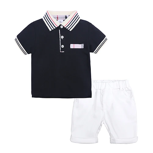 High quality Children clothing sets Baby boys girls t shirts+shorts pants sports suit kids clothes CCS357 9