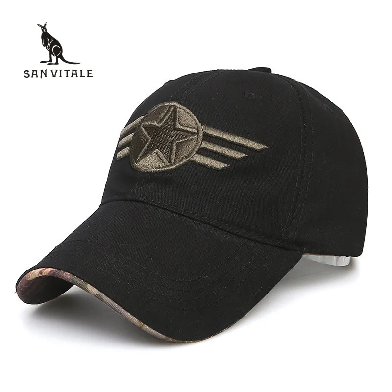 

Hats & Caps Mens Vintage Gorras Para Hombre Classic Style Black Army Luxury Brand 2018 New Designer Casual Accessories Snapback