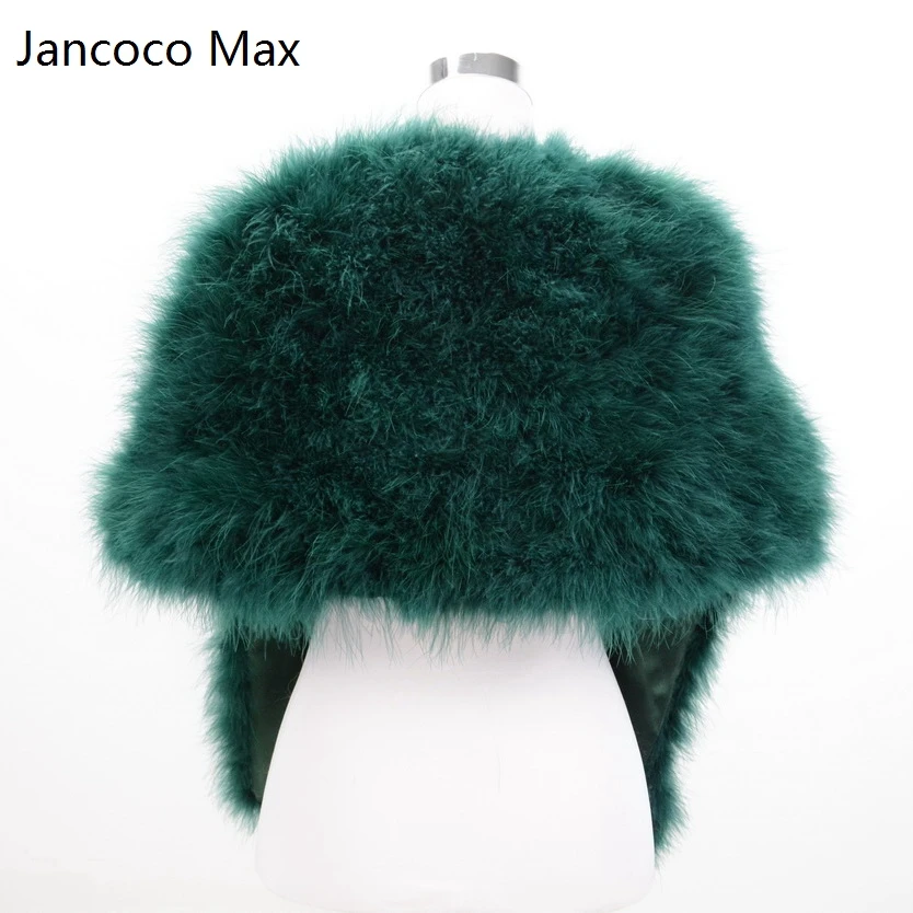 Женское пончо из страусиного пера Jancoco Max Модная стильная шаль натурального меха