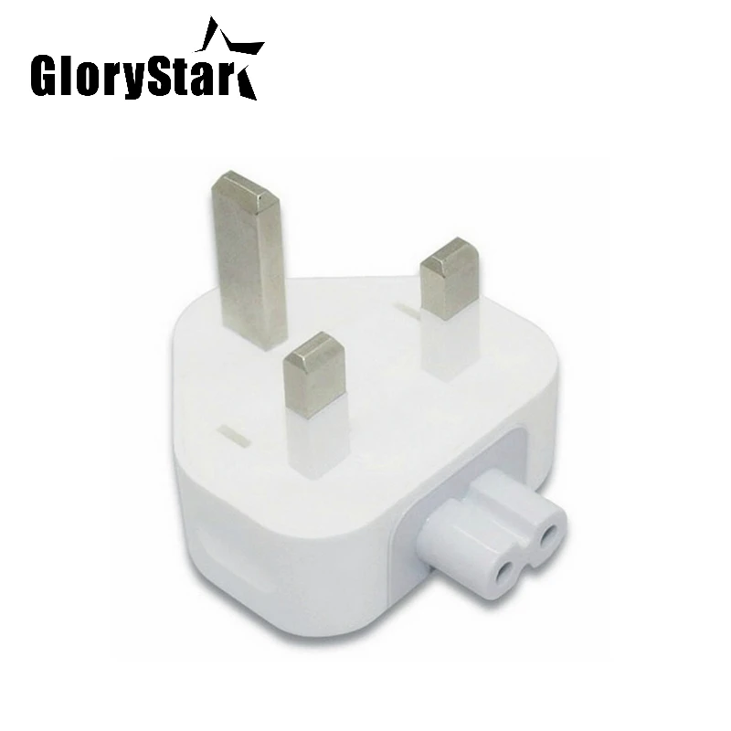 

GloryStar Wall AC Detachable Electrical UK Plug Duck Head for Apple iPad iPhone USB Charger MacBook Power Adapter