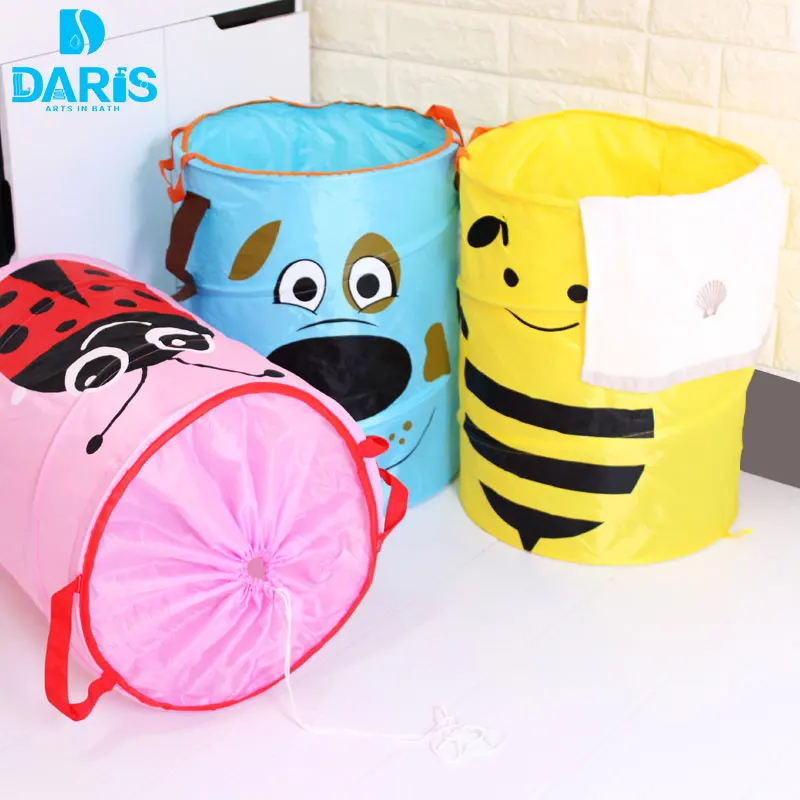 Laundry Basket Children Cute Animal Folding Laundry Basket Bathroom
