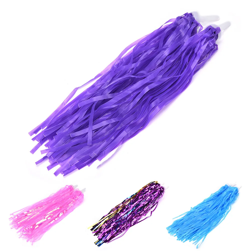 2pcs Tassel Ribbons Bicycle Handlebar Decor for Kids Bike