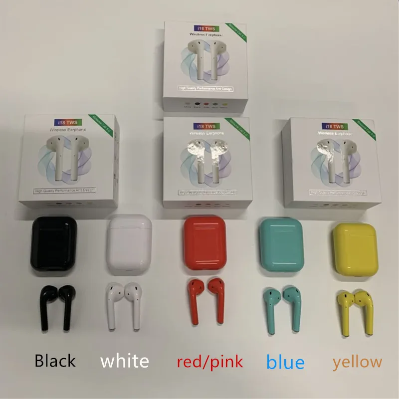 

i18 tws Pop Up Window Headphone Wireless Bluetooth 5.0 Touch Control Binaural call Support Mini Earbuds VS i10 i12 i14 i15 tws