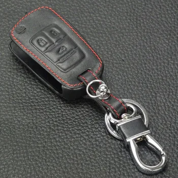 Keyforkess Cover chiave in pelle per Chevrolet Cruze Aveo per Buick VAUXHALL OPEL Insignia Astra J Zafira C custodia per auto remota 3BTN - Jingyuqin Cover chiave in pelle per Chevrolet Cruze Aveo per Buick VAUXHALL OPEL Insignia Astra