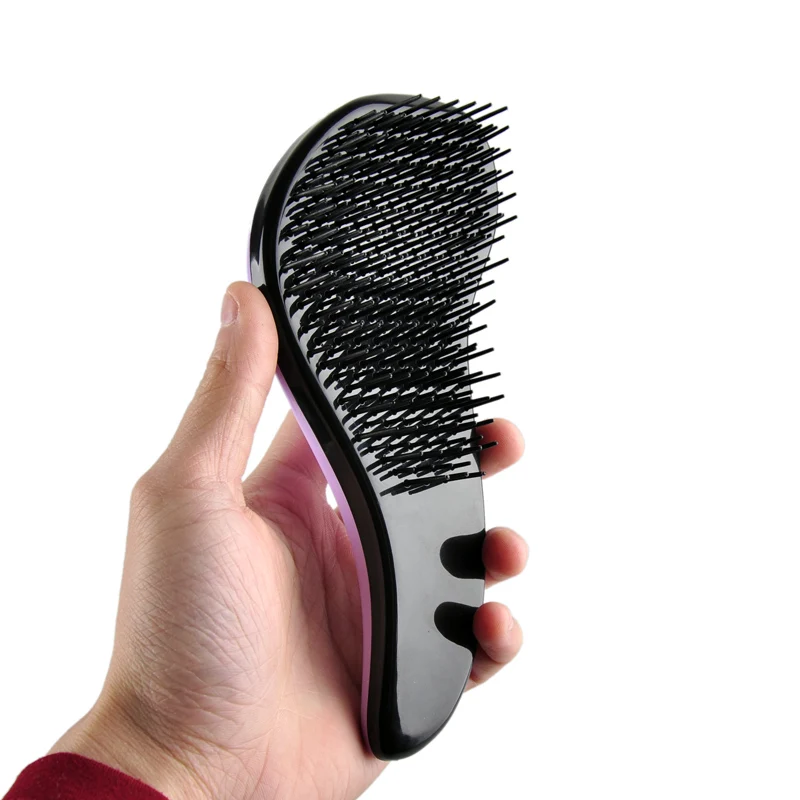 1Pcs 8 Colors Magic Detangling Handle Hair Brush Comb Salon Styling