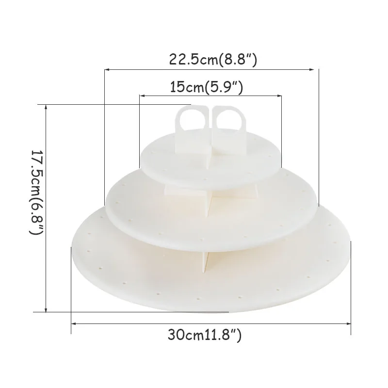 3 Tiers Lollipop Cake Stand Wedding Decoration Table Donut Wall Lolly Display Stand Holder Baby Shower Birthday Party Decoration - Image 4