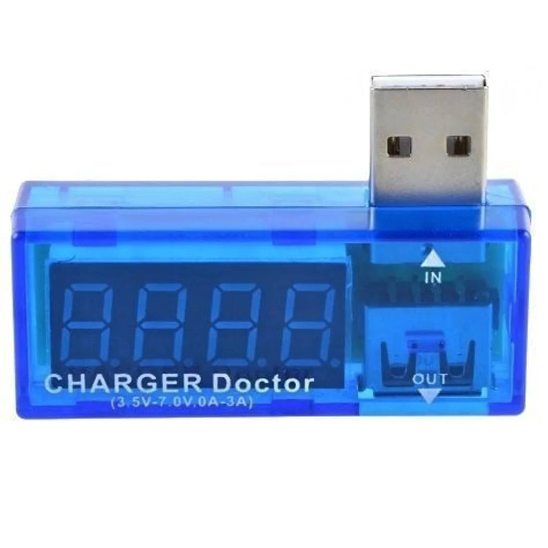Мини светодиодный дисплей цифровой USB Вольтметр Амперметр измеритель напряжения