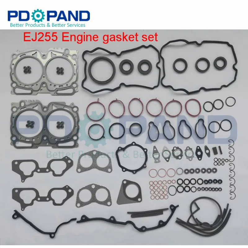 EJ255 Complete Gasket Set 10105AB070 10105AB230 For SUBARU Forester SH 2.5XT SH 2.5T Legacy GT2.5 Outback GE 2.5T