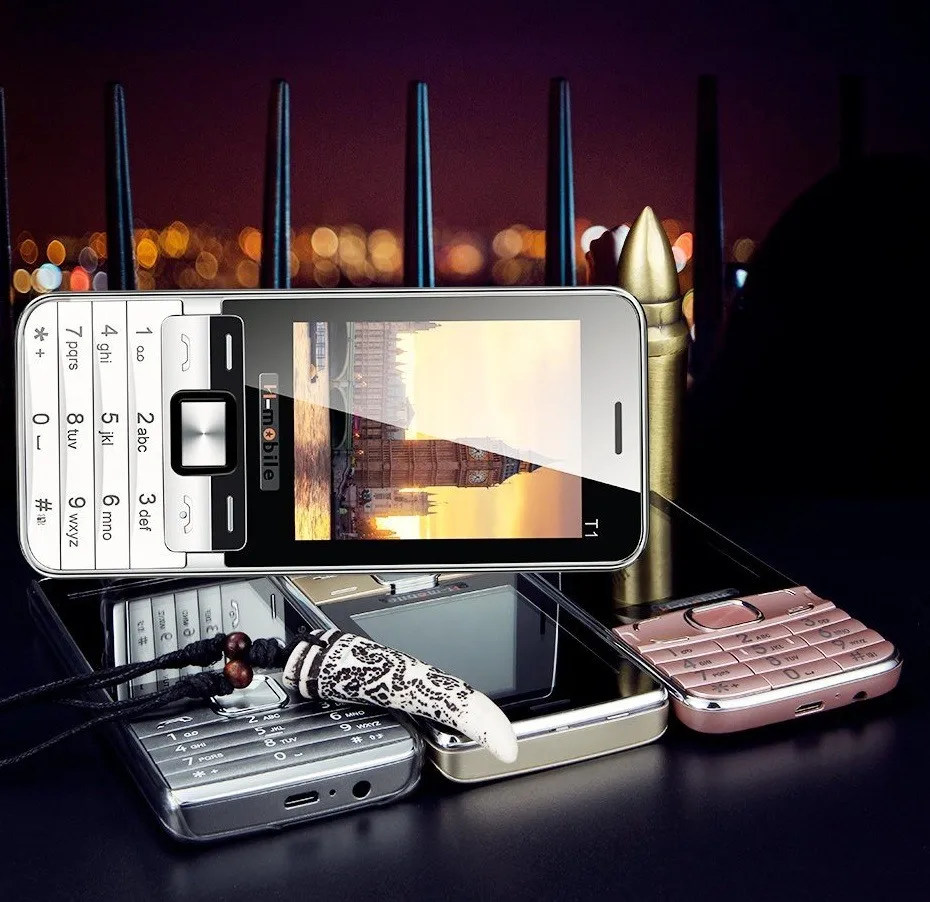 Оригинальный H Mobile T1 Базовая большая клавиатура четырехдиапазонный мобильный