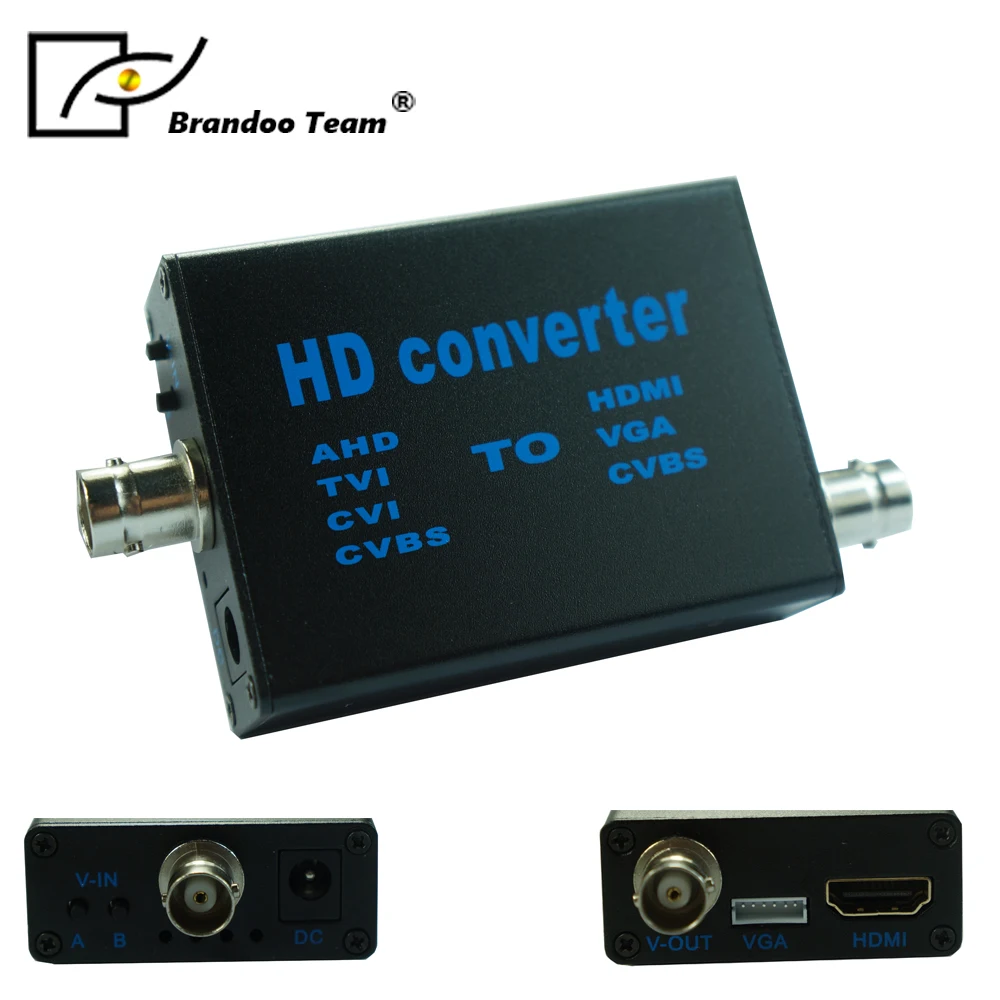 

AHD CVBS Input to HDMI 1080p/720P Output Converter, support NTSC / PAL