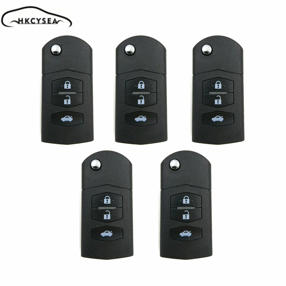 

HKCYSEA 5PCS/LOT KEYDIY Original 3 Button Remote Key for Mazda Style B14-3 for URG200 KD900 KD200 KD-X2 Key Programmer Machine