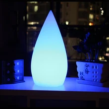 D12* H24cm светодиодный бар из полиэтиленового пластика, светодиодный, 16 цветов, сменный стол, ночные огни, VC-B2036, SK-LF05, для Рождественского украшения, 2 шт./лот