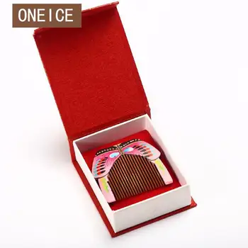 

Gift Hair Ornaments Headdress Butterfly Combs Handmade Fine Hairpin Wood Comb Chinese Gifts Wedding Home Decoration