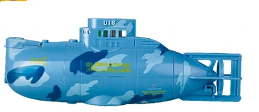 6CH высокое Скорость Радио пульт дистанционного управления Управление Электрический мини-субмарина с дистанционным управлением детские игрушки для мальчиков, игрушки-модели Подарочные - Цвет: Синий