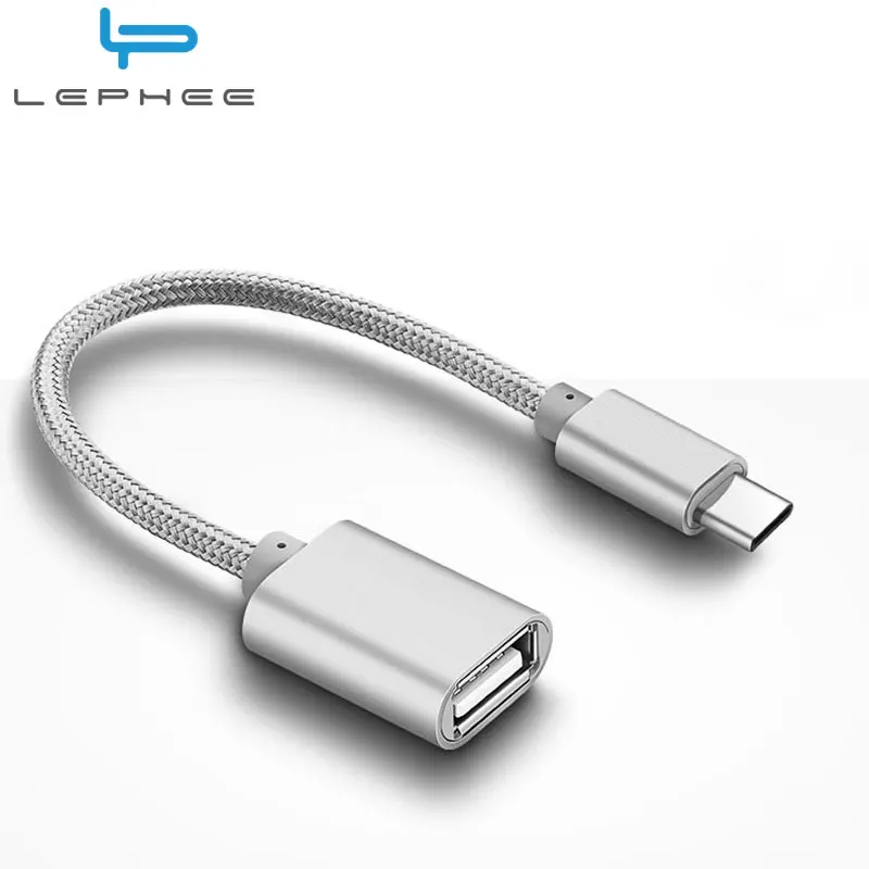 LEPHEE USB Type C to OTG Cable Adapter Type-c Charger Converter for Samsung S8 MacBook Oneplus 5 Xiaomi 6 LG | Электроника