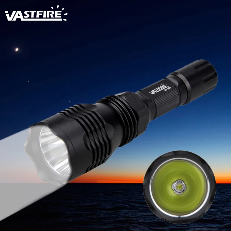 VASTFIRE Тактический VA-802 светильник для скаутов наружный охотничий винтовочный светильник 400 ярд 1000 люменов оружейный светильник Lanterna белый оружейный светильник - Цвет: Белый