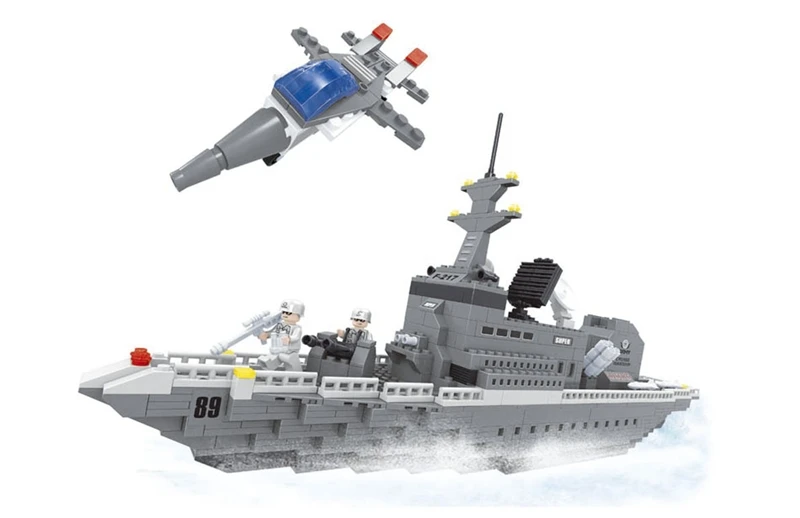 

building block set compatible with lego Military Army 227 3D Construction Brick Educational Hobbies Toys for Kids