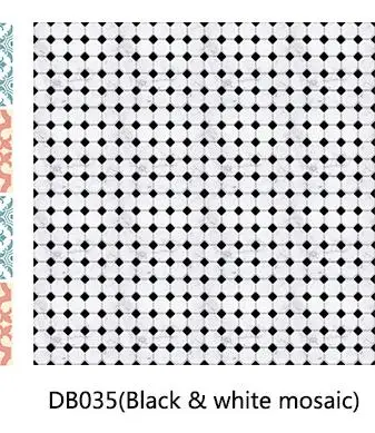 Противоскользящая средиземноморская напольная наклейка для ванной комнаты, гостиной, напольная декоративная Фреска для домашнего декора, настенные наклейки переводки обои - Цвет: DB035