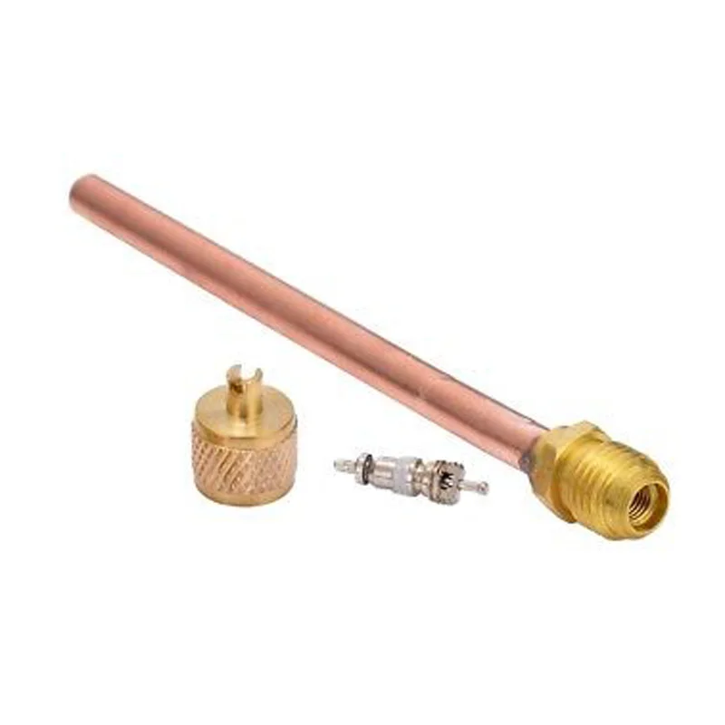 

Set Fitting Valve One way Copper tube Metal For refrigeration Air conditioning Tool Automobile