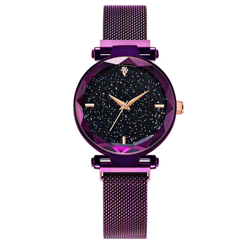 Роскошные женские часы женские часы Звездное небо магнитные водонепроницаемые женские наручные часы светящиеся Relogio Feminino Reloj Mujer