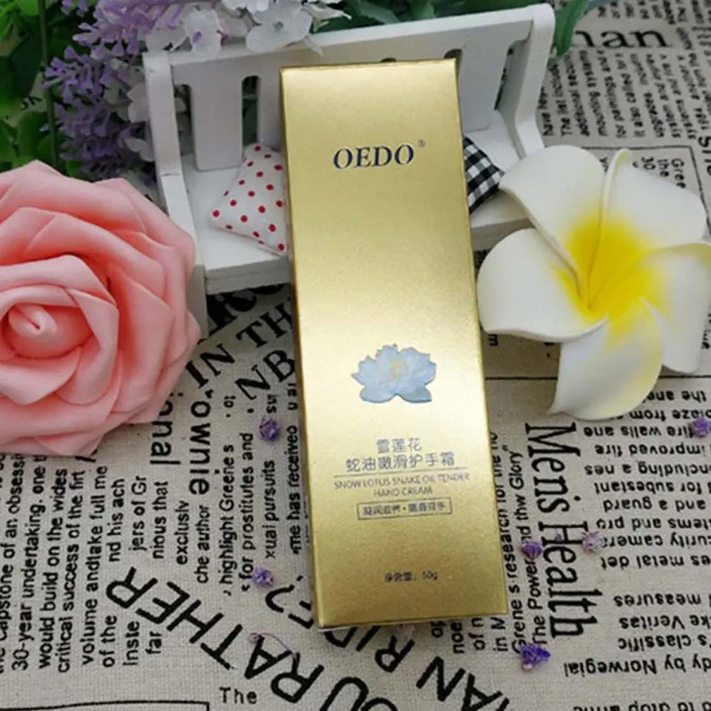 OEDO Snow Lotus крем для рук со змеиным маслом коробка ухода за кожей доставка| |