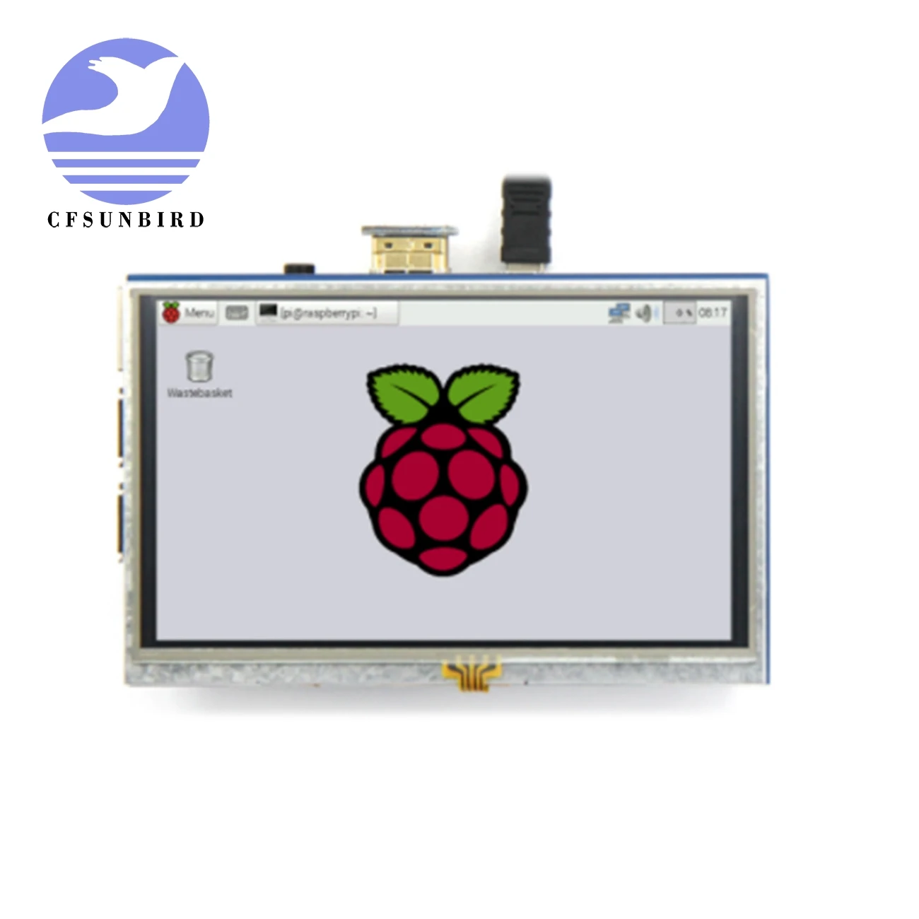Raspberry Pi 4 Pi на тонкопленочных транзисторах на тонкоплёночных транзисторах 5 дюймов резистивный Сенсорный экран 5,0 дюймов ЖК-дисплей экран модуль HDMI интерфейс для Raspberry Pi 3 модель+/B+/2B