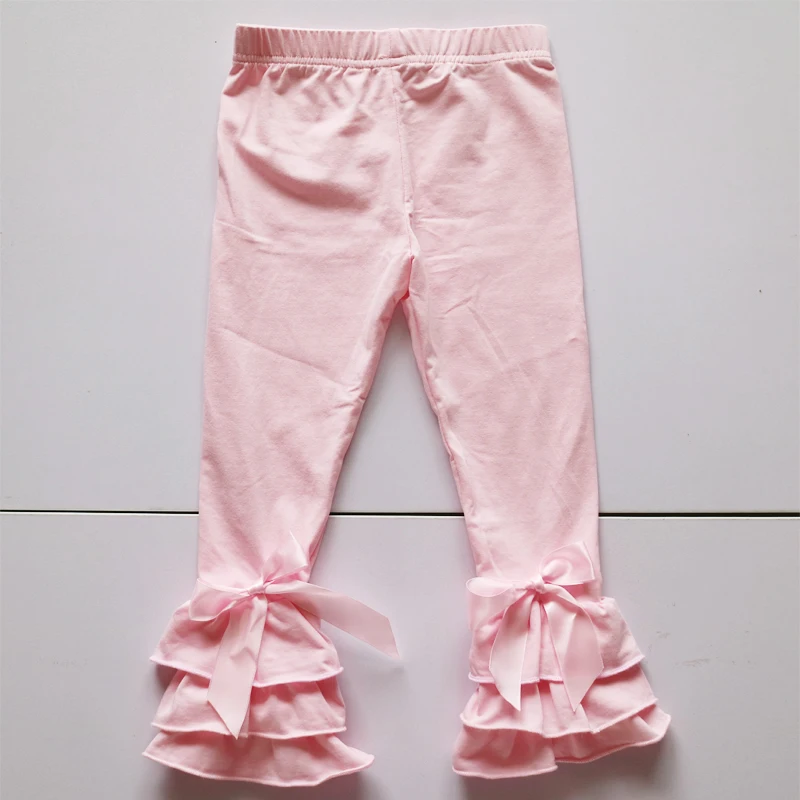 girls light pink leggings for sale icing ruched long pants children natural color legging pant