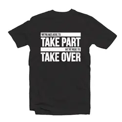 Новая мужская повседневная рубашка модная футболка TAKE OVER T shirt-Notorious Conor Mcgregor UFC Ireland Dublin MMA Fighter