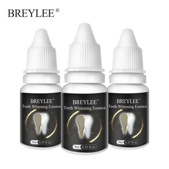 

BREYLEE Teeth Whitening Essence Oral Hygiene Cleaning Serum White Gel Teeth Care Tooth Bleaching Dental Tools Perfect Smile 3PCS