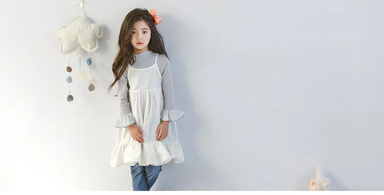 Flare Sleeve Cotton T-shirt For Girls Baby Children Clothing Grey School Teens Girls Long Sleeve Tee T Shirts Spring Autumn 2019 2 3 4  4 5 6 7 8 9 10 11 12 13 14 15 years toddler  teenage girl   kids girl t shirt long sleeves kids tees (4).jpg