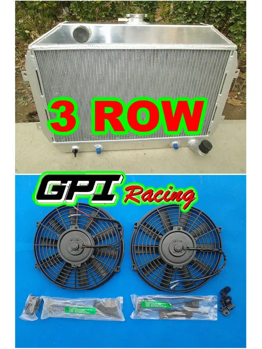 

Aluminum Radiator & fan for Nissan Datsun 240Z 260Z FOR FAIRLADY Z 1970-1975 1971 72