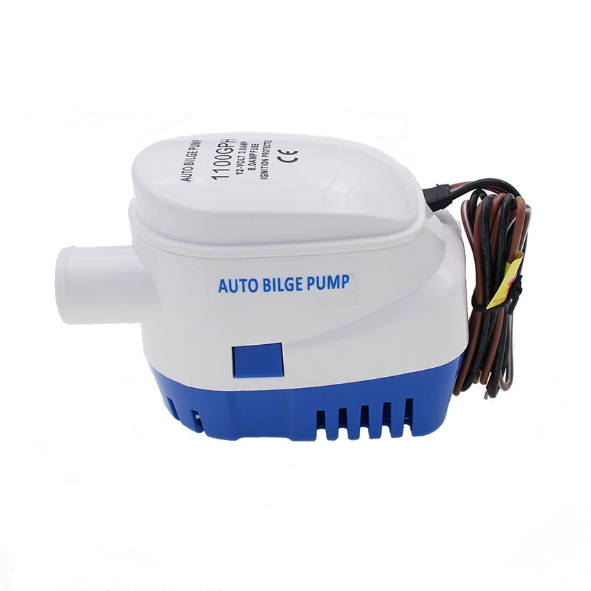 

DC Automatic Bilge Water Pump 12V/24V 1100GPH For Submersible Auto Pump With Float Switch Sea Boat Marine Bait Tank Fish