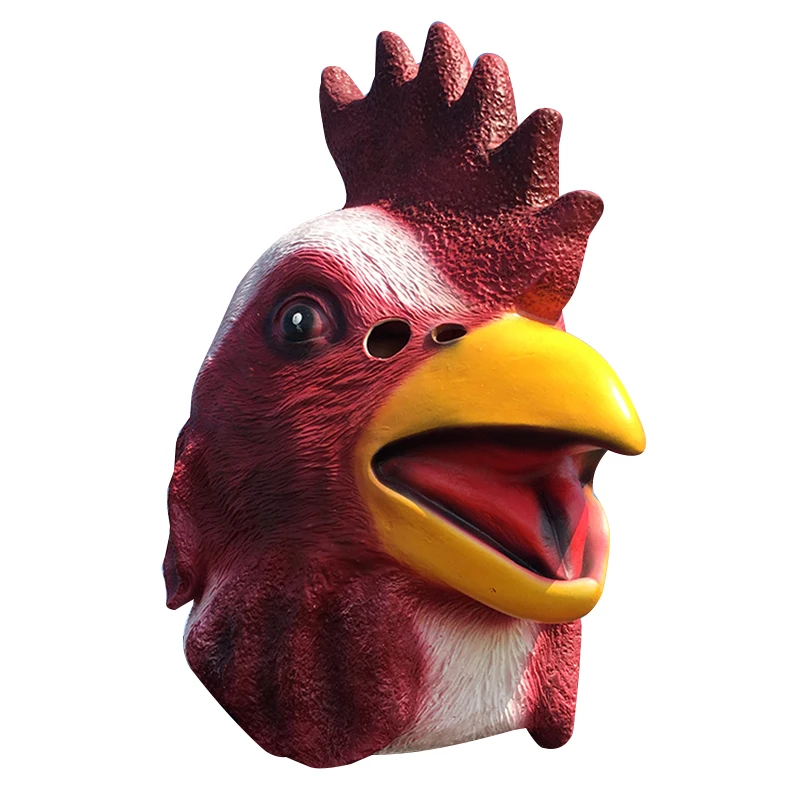 Buy 1pc Animal Full Face Rooster Mask Halloween Prop
