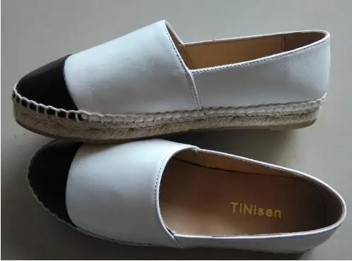De Appartements Bout 42 Noir Luxe Espadrille Femmes Chaussures En Mouton Haute Rond bleu Cuir Véritable 34 Qualité Peu kaki Profonde Peau blanc XxXFqYBnpw