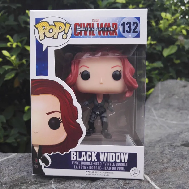 Funko Pop фильм Капитан Америка 3 Черная Вдова зимний солдат фигурка игрушки для