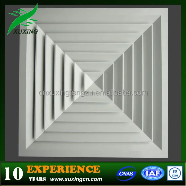 4 Way Square Air Ceiling Diffuser In Hvac Systems Parts From