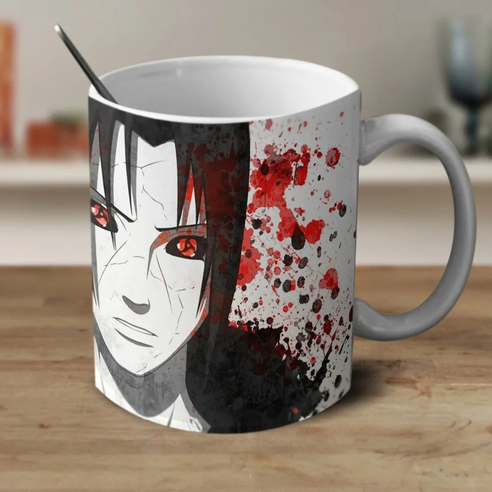 Itachi Uchiha кружка Наруто кружка молоко пивные чашки Procelain чайная чашка керамические кофейные кружки чайные кружки