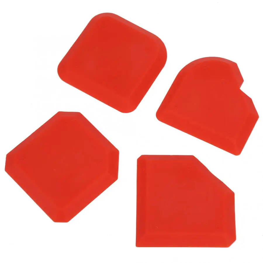

4pcs/set Silicone Sealant Remover Smoother Finisher Scraper Cleaner Caulking Tool Kit Hand Tool Set