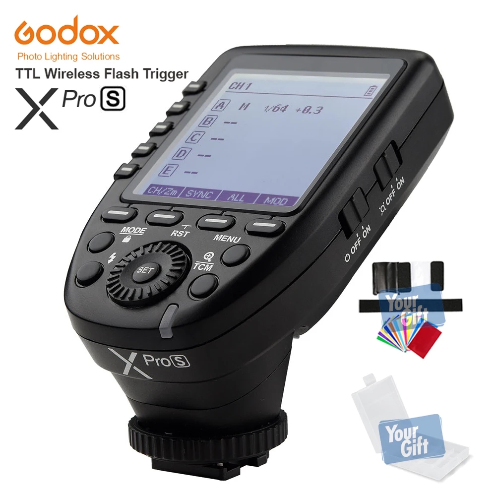 

In the Stock!!! New Arrival Godox TTL II 2.4G Wireless X system High-speed with Big LCD Screen Transmitter Xpro-S For Sony