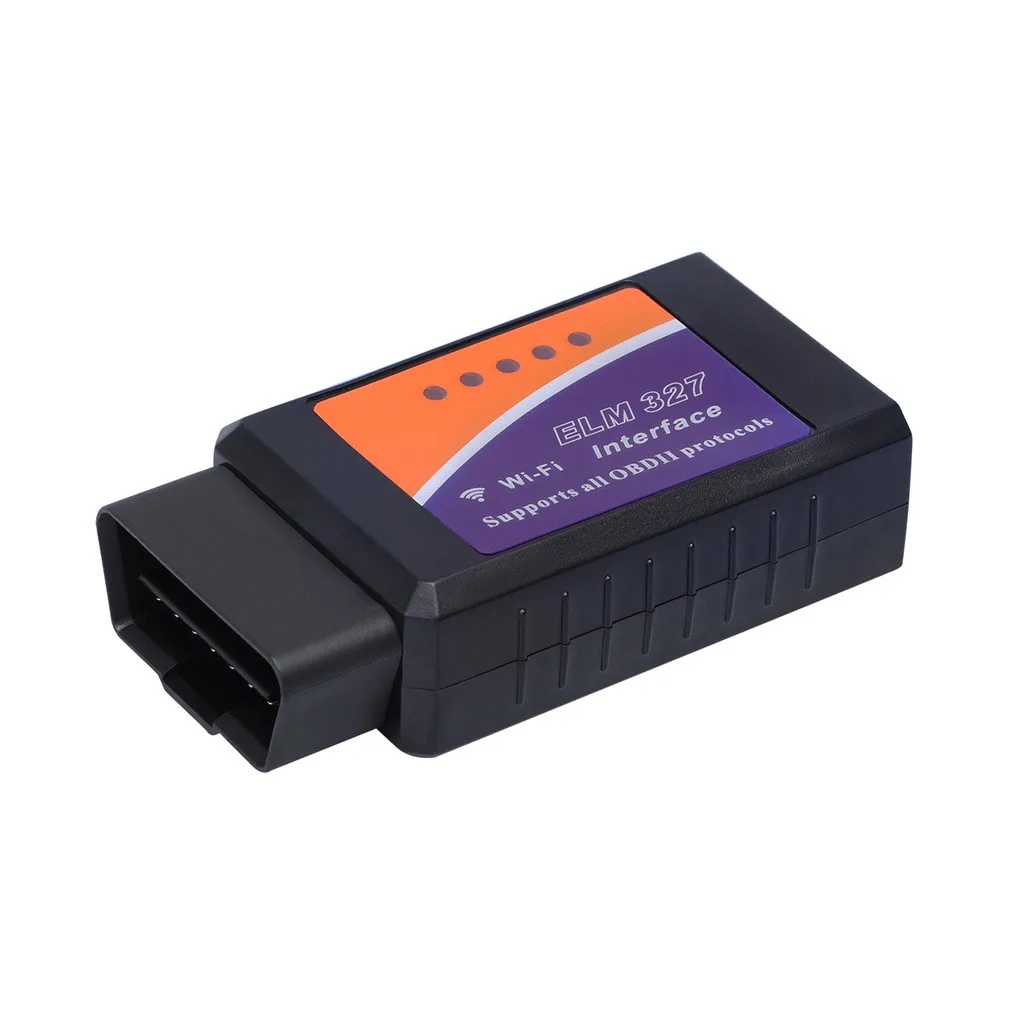 Мини ELM327 WiFi OBD2 автомобильный диагностический инструмент для диагностики неисправностей Поддержка Android Apple IOS система автомобильный инструмент диагностики неисправностей