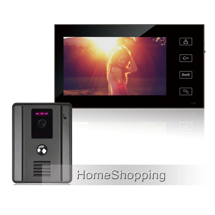 FREE SHIPPING New Wired 7 Color Touch Sensor Button Screen Video font b Door b font