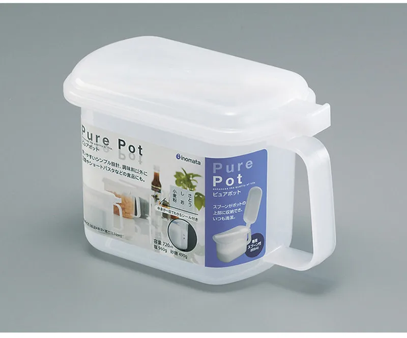 Large Plastic Spice Jar Kitchen Storage Box Condiment Pot Pepper Salt Seasoning Box Storage Bottles Cooking Kitchen Tools15