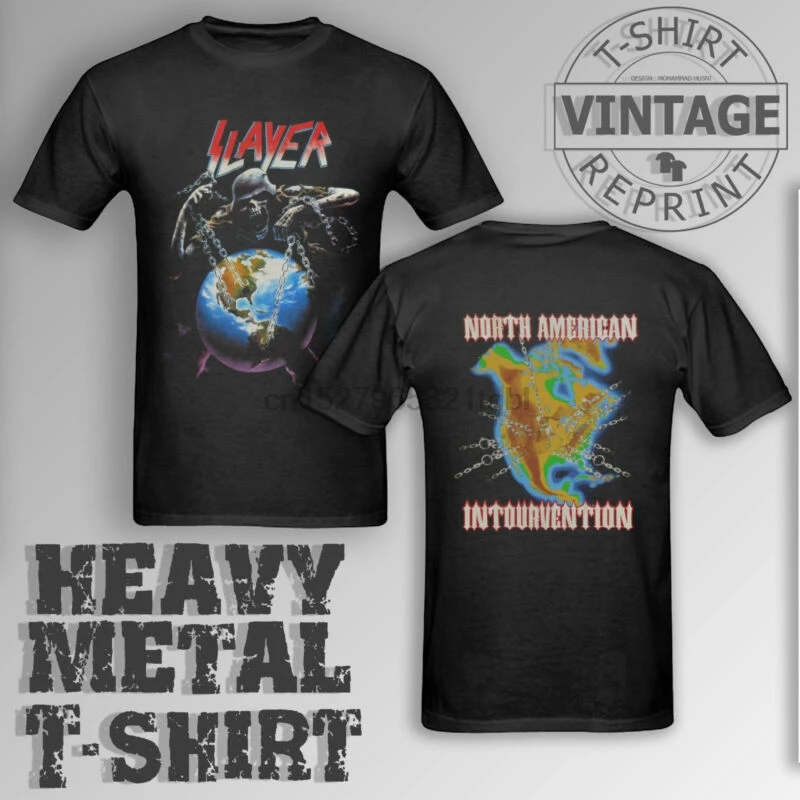 

VTG SLAYER T Shirt 90's CONCERT 1994 TOUR North American Intourvention