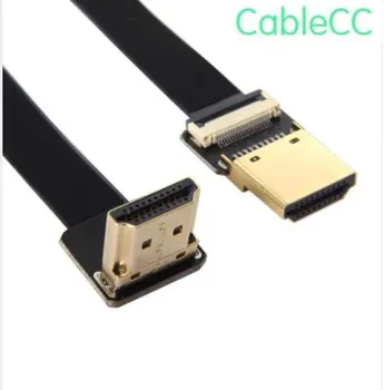 

CYFPV FPV HDMI Male to Up Angled 90D HDMI Male HDTV FPC Flat Cable for FPV HDTV Multicopter Aerial Photography