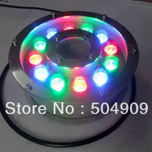 RGB Цвет изменить 12 Вт высокое Мощность LED фонтан Бассейны Пруд Танк свет Подводные лампа Открытый Сад IP68 AC 12 В